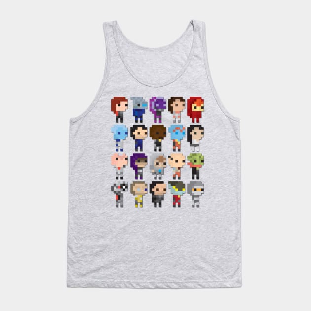 Pixelfect (femshep) Tank Top by sparkmark